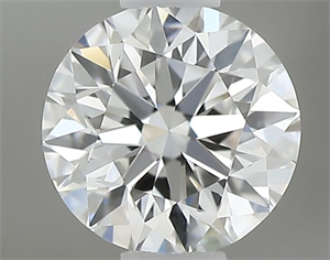 Picture of Natural Diamond 0.40 Carats, Round with Excellent Cut, E Color, IF Clarity and Certified by GIA