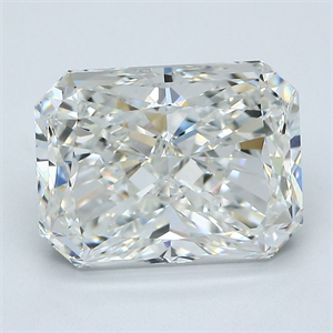 Picture of Natural Diamond 4.70 Carats, Radiant with  Cut, H Color, SI1 Clarity and Certified by GIA