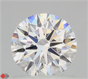 Lab Grown Diamond 1.03 Carats, Round with Ideal Cut, E Color, SI1 Clarity and Certified by IGI