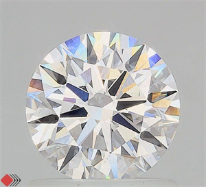 Picture of Lab Grown Diamond 1.03 Carats, Round with Ideal Cut, E Color, SI1 Clarity and Certified by IGI