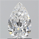 Natural Diamond 1.01 Carats, Pear with  Cut, E Color, VVS1 Clarity and Certified by GIA