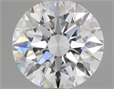 Lab Grown Diamond 1.00 Carats, Round with Excellent Cut, D Color, VVS2 Clarity and Certified by IGI