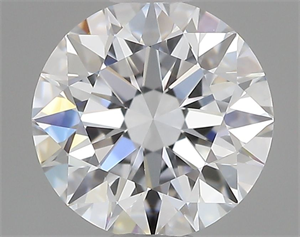 Picture of Lab Grown Diamond 1.00 Carats, Round with Excellent Cut, D Color, VVS2 Clarity and Certified by IGI