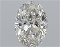 Natural Diamond 2.51 Carats, Oval with  Cut, G Color, SI2 Clarity and Certified by GIA