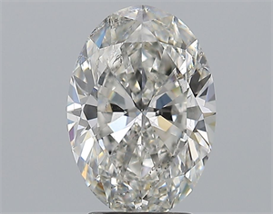 Picture of Natural Diamond 2.51 Carats, Oval with  Cut, G Color, SI2 Clarity and Certified by GIA