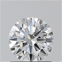 Natural Diamond 0.90 Carats, Round with Excellent Cut, F Color, SI1 Clarity and Certified by GIA