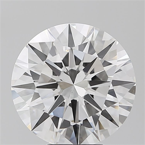 Picture of Lab Grown Diamond 5.50 Carats, Round with Ideal Cut, F Color, VS1 Clarity and Certified by IGI