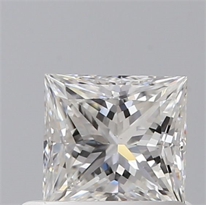 Foto Diamante Natural 0.53 quilates, Princesa , Color F, claridad VS2 y certificado GIA de