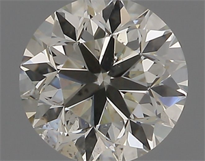 Foto Diamante Natural 0.41 quilates, Redondo , Color J, claridad SI1 y certificado IGI de