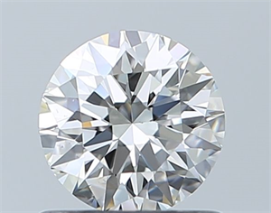 Picture of Natural Diamond 0.70 Carats, Round with Excellent Cut, I Color, VS2 Clarity and Certified by GIA