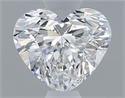 Natural Diamond 0.41 Carats, Heart with  Cut, D Color, VS1 Clarity and Certified by GIA
