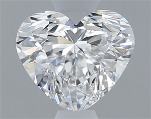Picture of Natural Diamond 0.41 Carats, Heart with  Cut, D Color, VS1 Clarity and Certified by GIA