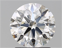 Natural Diamond 1.71 Carats, Round with Excellent Cut, I Color, VS1 Clarity and Certified by GIA