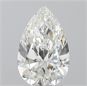 Diamante Natural 1.70 quilates, De pera , Color H, claridad SI1 y certificado GIA