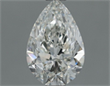 Diamante Natural 0.90 quilates, De pera , Color H, claridad SI1 y certificado IGI