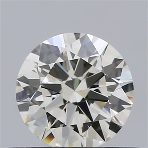 Picture of Natural Diamond 0.40 Carats, Round with Excellent Cut, I Color, VS2 Clarity and Certified by GIA