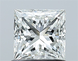 Picture of Natural Diamond 0.81 Carats, Princess with  Cut, G Color, VVS1 Clarity and Certified by GIA