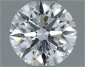 Natural Diamond 0.50 Carats, Round with Excellent Cut, E Color, SI1 Clarity and Certified by GIA
