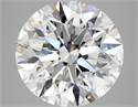 Lab Grown Diamond 5.05 Carats, Round with Excellent Cut, E Color, VS1 Clarity and Certified by IGI