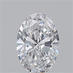 Picture of Natural Diamond 0.51 Carats, Oval with  Cut, D Color, SI1 Clarity and Certified by GIA