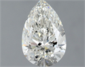 Natural Diamond 1.03 Carats, Pear with  Cut, H Color, SI1 Clarity and Certified by GIA