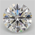 Del inventario de diamantes de laboratorio, 2.08 quilates, Redondo , Color D, claridad VVS2 y certificado IGI