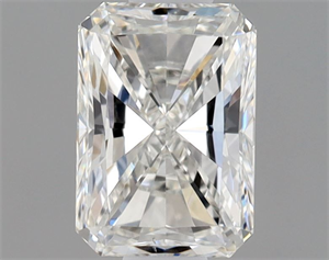 Picture of Natural Diamond 0.49 Carats, Radiant with  Cut, G Color, SI1 Clarity and Certified by GIA