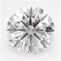 Lab Grown Diamond 3.38 Carats, Round with Ideal Cut, D Color, VVS1 Clarity and Certified by IGI