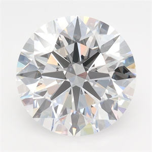 Picture of Lab Grown Diamond 3.38 Carats, Round with Ideal Cut, D Color, VVS1 Clarity and Certified by IGI
