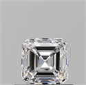 Diamante Natural 0.71 quilates, Asscher , Color D, claridad VVS2 y certificado GIA