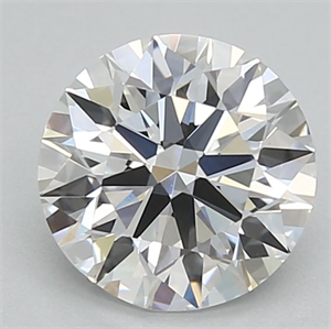 Picture of Lab Grown Diamond 1.04 Carats, Round with Ideal Cut, D Color, VVS2 Clarity and Certified by IGI