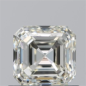 Picture of Natural Diamond 0.90 Carats, Asscher with  Cut, K Color, VVS1 Clarity and Certified by GIA