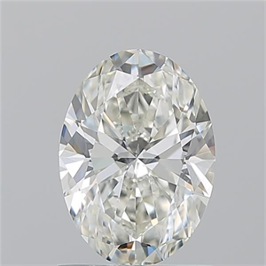 Picture of Natural Diamond 1.20 Carats, Oval with  Cut, I Color, SI1 Clarity and Certified by GIA