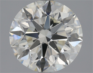 Foto Diamante Natural 3.01 quilates, Redondo , Color J, claridad SI1 y certificado GIA de