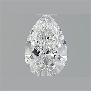 Foto Diamante Natural 0.52 quilates, De pera , Color E, claridad VVS1 y certificado GIA de