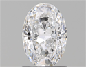 Natural Diamond 1.23 Carats, Oval with  Cut, D Color, IF Clarity and Certified by GIA