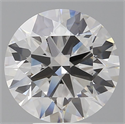 Lab Grown Diamond 5.60 Carats, Round with Ideal Cut, F Color, VS1 Clarity and Certified by IGI