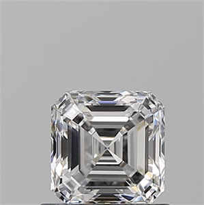 Foto Diamante Natural 0.83 quilates, Asscher , Color E, claridad VVS1 y certificado GIA de