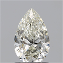 Natural Diamond 0.90 Carats, Pear with  Cut, J Color, SI2 Clarity and Certified by GIA