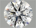 Del inventario de diamantes de laboratorio, 2.09 quilates, Redondo , Color E, claridad VS1 y certificado IGI