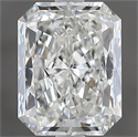 Natural Diamond 2.01 Carats, Radiant with  Cut, H Color, VS2 Clarity and Certified by GIA