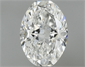 Natural Diamond 0.43 Carats, Oval with  Cut, G Color, VS1 Clarity and Certified by GIA