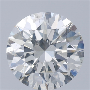 Picture of Natural Diamond 0.90 Carats, Round with Excellent Cut, I Color, SI2 Clarity and Certified by GIA