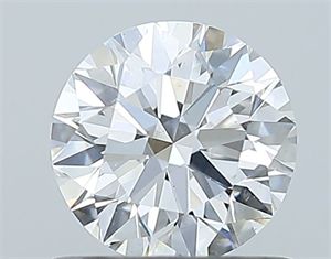 Picture of Natural Diamond 0.75 Carats, Round with Excellent Cut, E Color, SI1 Clarity and Certified by GIA
