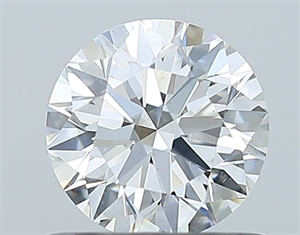 Picture of Natural Diamond 0.75 Carats, Round with Excellent Cut, E Color, SI1 Clarity and Certified by GIA