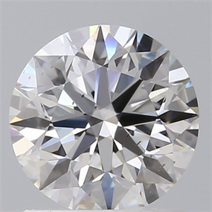 Picture of Natural Diamond 0.90 Carats, Round with Excellent Cut, E Color, SI1 Clarity and Certified by GIA