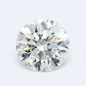 Picture of Natural Diamond 0.43 Carats, Round with Excellent Cut, H Color, SI1 Clarity and Certified by GIA