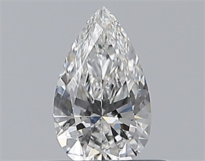Foto Diamante Natural 0.35 quilates, De pera , Color F, claridad VS1 y certificado GIA de