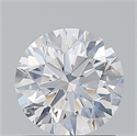 Natural Diamond 0.86 Carats, Round with Excellent Cut, D Color, I1 Clarity and Certified by GIA