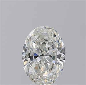 Foto Diamante Natural 2.01 quilates, Ovalado , Color G, claridad SI1 y certificado GIA de
